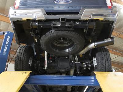 AFE Power - aFe ATLAS 5 IN Aluminized Steel DPF-Back Exhaust System w/Black Tip Ford Diesel Trucks 17-18 V8-6.7L (td) - 49-03090-B - Image 2