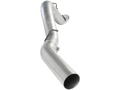 Exhaust - Exhaust Systems - AFE Power - aFe ATLAS 5 IN Aluminized Steel DPF-Back Exhaust System GM Diesel Trucks 11-16 V8-6.6L (td) LML - 49-04041