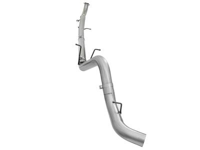 AFE Power - aFe ATLAS 5 IN Aluminized Steel Down-Pipe Back Exhaust System w/o Muffler GM Diesel Trucks 17-18 V8-6.6L (td) L5P - 49-04087NM - Image 2