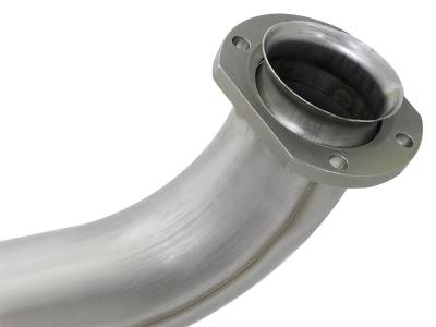 AFE Power - aFe ATLAS 5 IN Aluminized Steel Down-Pipe Back Exhaust System w/o Muffler GM Diesel Trucks 17-18 V8-6.6L (td) L5P - 49-04087NM - Image 4