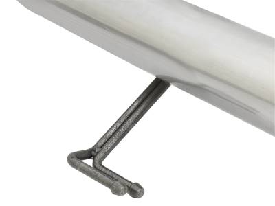 AFE Power - aFe ATLAS 5 IN Aluminized Steel Down-Pipe Back Exhaust System w/o Muffler GM Diesel Trucks 17-18 V8-6.6L (td) L5P - 49-04087NM - Image 5