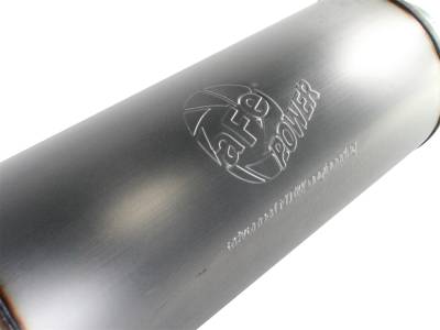 AFE Power - aFe Large Bore-HD 4 IN 409 Stainless Steel Cat-Back Exhaust System w/Muffler/No Tip Ford Diesel Trucks 03-07 V8-6.0L (td) - 49-13003 - Image 3
