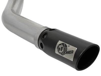AFE Power - aFe Large Bore-HD 4in 409 Stainless Steel DPF-Back Exhaust System w/Black Tip Dodge RAM Diesel Trucks 07.5-12 L6-6.7L (td) - 49-42006-B - Image 2