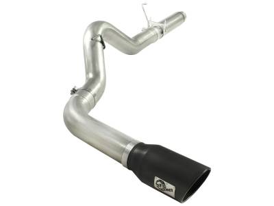 Exhaust - Exhaust Systems - AFE Power - aFe Large Bore-HD 5in 409 Stainless Steel DPF-Back Exhaust System w/Black Tip Dodge RAM Diesel Trucks 07.5-12 L6-6.7L (td) - 49-42016-B