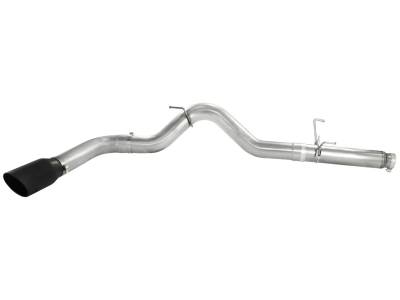 AFE Power - aFe Large Bore-HD 5in 409 Stainless Steel DPF-Back Exhaust System w/Black Tip Dodge RAM Diesel Trucks 07.5-12 L6-6.7L (td) - 49-42016-B - Image 3