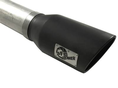 AFE Power - aFe Large Bore-HD 5in 409 Stainless Steel DPF-Back Exhaust System w/Black Tip Dodge RAM Diesel Trucks 07.5-12 L6-6.7L (td) - 49-42016-B - Image 5