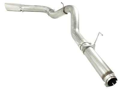 AFE Power - aFe Large Bore-HD 5in 409 Stainless Steel DPF-Back Exhaust System w/Polished Tip Dodge RAM Diesel Trucks 07.5-12 L6-6.7L (td) - 49-42016-P - Image 2