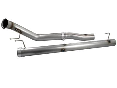 Exhaust - Exhaust Systems - AFE Power - aFe Large Bore-HD 4 IN 409 Stainless Steel Race Pipe Dodge RAM Diesel Trucks 07.5-12 L6-6.7L (td) - 49-42023