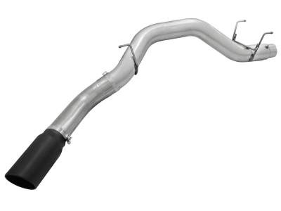 AFE Power - aFe Large Bore-HD 5in 409 Stainless Steel DPF-Back Exhaust System w/Black Tip RAM Diesel Trucks 13-18 L6-6.7L (td) - 49-42039-B - Image 2