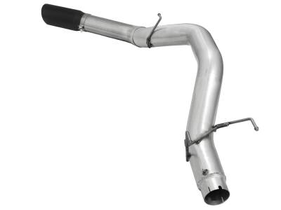 AFE Power - aFe Large Bore-HD 5in 409 Stainless Steel DPF-Back Exhaust System w/Black Tip RAM Diesel Trucks 13-18 L6-6.7L (td) - 49-42039-B - Image 3