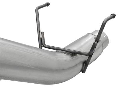 AFE Power - aFe Large Bore-HD 5in 409 Stainless Steel DPF-Back Exhaust System w/Black Tip RAM Diesel Trucks 13-18 L6-6.7L (td) - 49-42039-B - Image 4