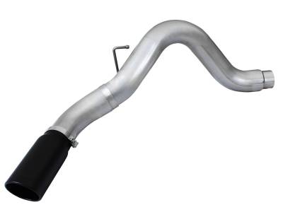 AFE Power - aFe Large Bore-HD 5in 409 Stainless Steel DPF-Back Exhaust System w/Black Tip RAM Diesel Trucks 2013 L6-6.7L (td) - 49-42052-B - Image 2