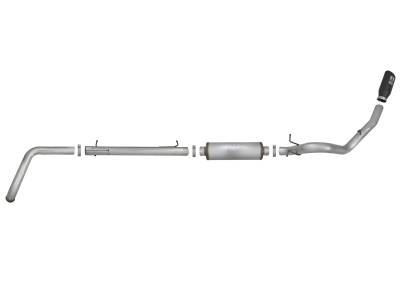AFE Power - aFe Large Bore-HD 4 IN 409 Stainless Steel Turbo-Back Race Pipe w/Muffler/Black Tip Ford Excursion 00-03 V8-7.3L (td) - 49-43008-B - Image 7