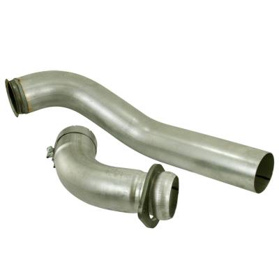 aFe MACH Force-Xp 4 IN 409 Stainless Steel Down-Pipe Ford Diesel Trucks 08-10 V8-6.4L (td) - 49-43025