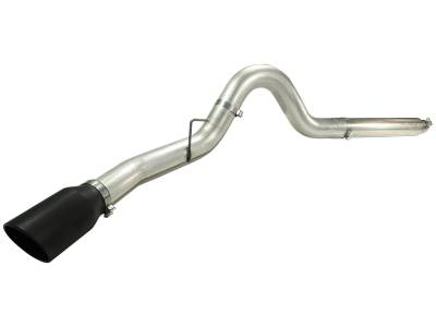 AFE Power - aFe Large Bore-HD 5in 409 Stainless Steel DPF-Back Exhaust System w/Black Tip Ford Diesel Trucks 08-10 V8-6.4L (td) - 49-43054-B - Image 2