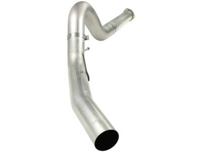 Exhaust - Exhaust Systems - AFE Power - aFe Large Bore-HD 5in 409 Stainless Steel DPF-Back Exhaust System Ford Diesel Trucks 11-14 V8-6.7L (td) - 49-43055