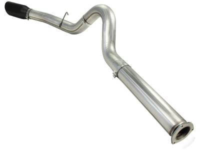 AFE Power - aFe Large Bore-HD 5in 409 Stainless Steel DPF-Back Exhaust System w/Black Tip Ford Diesel Trucks 11-14 V8-6.7L (td) - 49-43055-B - Image 3