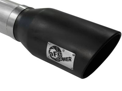 AFE Power - aFe Large Bore-HD 5in 409 Stainless Steel DPF-Back Exhaust System w/Black Tip Ford Diesel Trucks 11-14 V8-6.7L (td) - 49-43055-B - Image 6