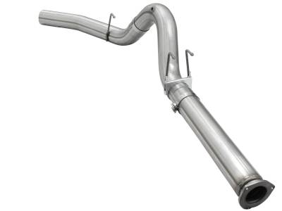AFE Power - aFe Large Bore-HD 5in 409 Stainless Steel DPF-Back Exhaust System Ford Diesel Trucks 15-16 V8-6.7L (td) - 49-43064 - Image 3