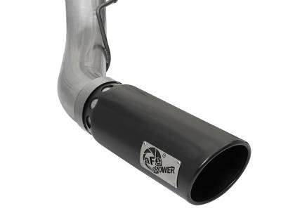 AFE Power - aFe Large Bore-HD 5in 409 Stainless Steel DPF-Back Exhaust System w/Black Tip Ford Diesel Trucks 17-18 V8-6.7L (td) - 49-43090-B - Image 6
