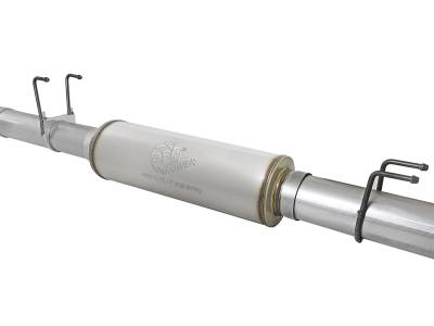 AFE Power - aFe Large BORE 5in Stainless Steel Down-Pipe Back Exhaust System w/Muffler-No Tip Ford Diesel Trucks 17-18 V8-6.7L (td) - 49-43093 - Image 3