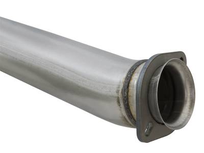 AFE Power - aFe Large BORE 5in Stainless Steel Down-Pipe Back Exhaust System w/Muffler-No Tip Ford Diesel Trucks 17-18 V8-6.7L (td) - 49-43093 - Image 4