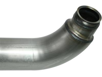 AFE Power - aFe Large Bore-HD 5in Stainless Steel Down-Pipe Back Exhaust System w/Black Tip GM Diesel Trucks 01-07 V8-6.6L (td) LB7/LLY/LBZ - 49-44007-B - Image 3