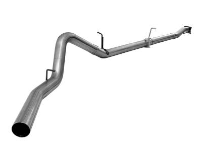 Exhaust - Exhaust Systems - AFE Power - aFe Large Bore-HD 4 IN 409 Stainless Steel Race Pipe w/o Muffler/Exhaust Tip GM Diesel Trucks 11-16 V8-6.6L (td) LML - 49-44026NM