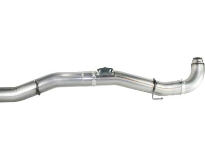 AFE Power - aFe Large Bore-HD 5in 409 Stainless Steel Down-Pipe Back Exhaust System GM Diesel Trucks 11-15 V8-6.6L (td) LML - 49-44035NM - Image 4