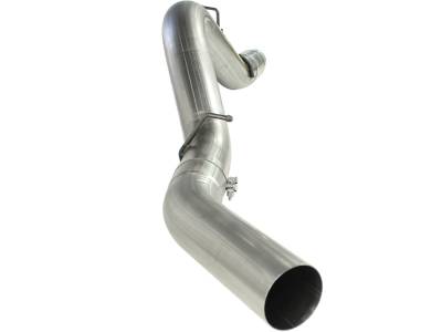 Exhaust - Exhaust Systems - AFE Power - aFe Large Bore-HD 5in 409 Stainless Steel DPF-Back Exhaust System GM Diesel Trucks 11-16 V8-6.6L (td) LML - 49-44041