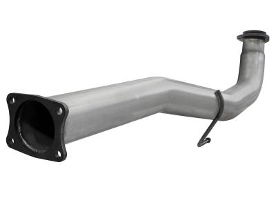 Exhaust - Exhaust Parts - AFE Power - aFe MACH Force-Xp 4 IN 409 Stainless Steel Race Pipe GM Diesel Trucks 15.5-16 V8-6.6L (td) LML - 49-44055