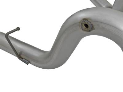 AFE Power - aFe Large Bore-HD 4in 409 Stainless Steel DPF-Back Exhaust System w/Polished Tip GM Diesel Trucks LML 2016 V8-6.6L - 49-44080-P - Image 5