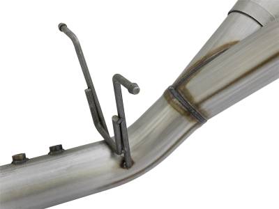 AFE Power - aFe Large Bore-HD 4in 409 Stainless Steel DPF-Back Exhaust w/Dual Polished Tips GM Diesel Trucks 17-18 V8-6.6L (td) L5P - 49-44086-P - Image 3