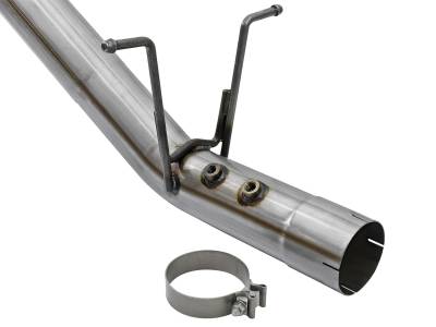 AFE Power - aFe Rebel XD Series 4in 409 Stainless Steel DPF-Back Exhaust w/Dual Polished Tips GM Diesel Trucks 17-18 V8-6.6L (td) L5P - 49-44089-P - Image 5