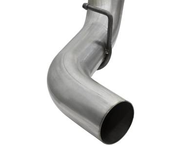 AFE Power - aFe Large Bore 4in Stainless Steel Down-Pipe Back Exhaust System w/o Tip GM Diesel Trucks 17-18 V8-6.6L (td) L5P - 49-44090 - Image 3