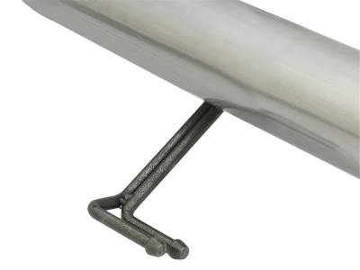 AFE Power - aFe Large Bore 4in Stainless Steel Down-Pipe Back Exhaust System w/o Tip GM Diesel Trucks 17-18 V8-6.6L (td) L5P - 49-44090 - Image 6